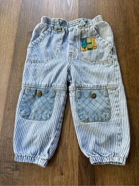 Vintage Boys Striped Jeans